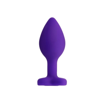 Korek analny ToDo Diamond Heart fioletowy 7 cm
