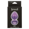 Diamond Heart Plug Large Purple