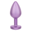 Diamond Heart Plug Large Purple