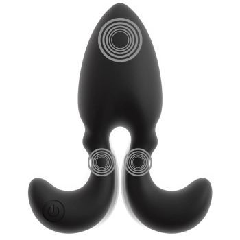Wibrujący korek analny ANOS z pilotem USB silikonowy
