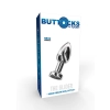 Korek analny wibrujący The Glider ToyJoy srebrny stalowy 8,5 cm USB