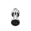 Korek analny wibrujący The Glider ToyJoy srebrny stalowy 8,5 cm USB