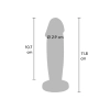 Wibrujący korek analny stal nierdzewny ToyJoy srebrny 11.8 cm USB