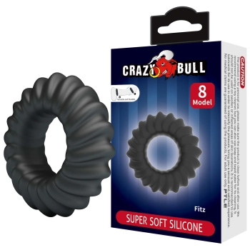 Pierścień erekcyjny supermiękki silikonowy Crazy Bull FITZ