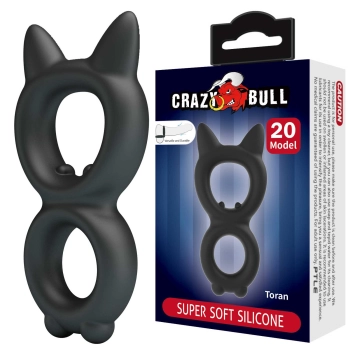 Pierścień erekcyjny super miękki silikonowy Crazy Bull Toran