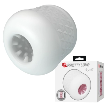 Masturbator dwustronny teksturowany Pretty Love Crystle