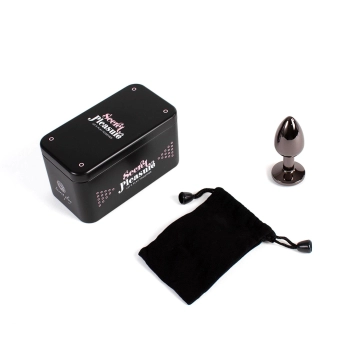Aluminiowy korek analny Secret Play gunmetal 7 cm