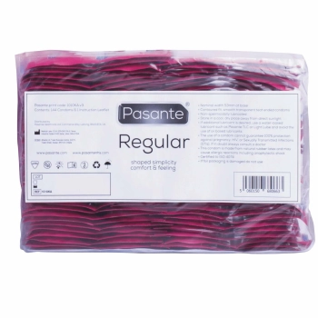 Prezerwatywy Pasante Regular klasyczne naturalne 144 szt 19 cm