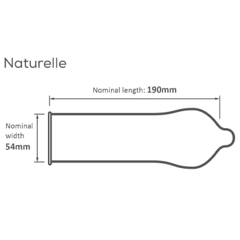 Prezerwatywy Pasante Naturelle nawilżane bez plemnikobójczego 144 szt