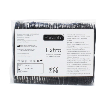 Prezerwatywy grubsze Pasante Extra 144 sztuki