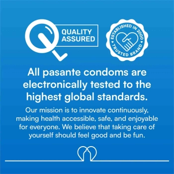 Prezerwatywy prążkowane Pasante Ribbed Passion 144 szt