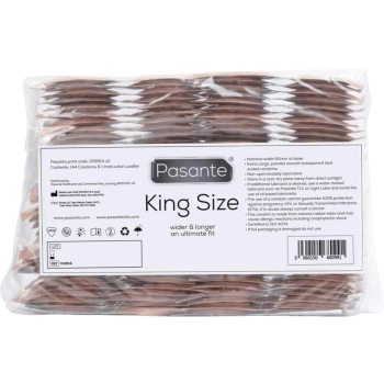 Prezerwatywy Pasante King Size XXL 144 sztuk