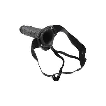 Proteza penisa Real Rapture czarna 20.5 cm z jądrami