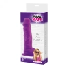 Dildo realistyczne silikonowe z jądrami Real Safe fioletowe