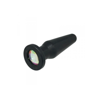 Plug-SOLID TPE PLUG WITH BIG DIAMOND