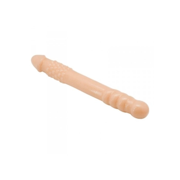 Dildo-PERFECT DOUBLE DONG. PREMIUM TPE MATERIAL.