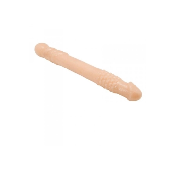 Dildo-PERFECT DOUBLE DONG. PREMIUM TPE MATERIAL.
