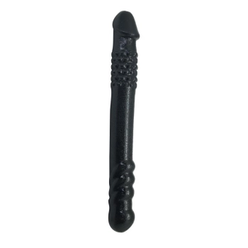 Dildo podwójne Timeless Twofold Toyz4lovers czarny 25 cm TPE