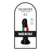 Dildo realistyczne z przyssawką Toyz4lovers czarne 11,5 cm