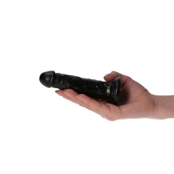 Dildo realistyczne z przyssawką Toyz4lovers czarne 11,5 cm