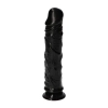 Dildo z cyberskóry Claudio Toyz4lovers czarny 18 cm