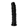 Dildo z cyberskóry Claudio Toyz4lovers czarny 18 cm