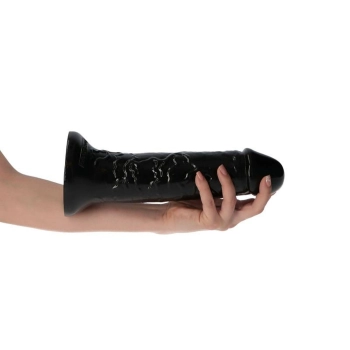 Dildo realistyczne Italian Cock Toyz4lovers czarny 25 cm z przyssawką