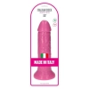 Dildo cyberskórzane Sansone Toyz4lovers różowe 25,5 cm