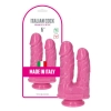 Dildo podwójne Caino e Abele różowe PVC 15.5 cm