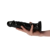Dildo z cyberskóry Ottavio Toyz4lovers czarny 20 cm
