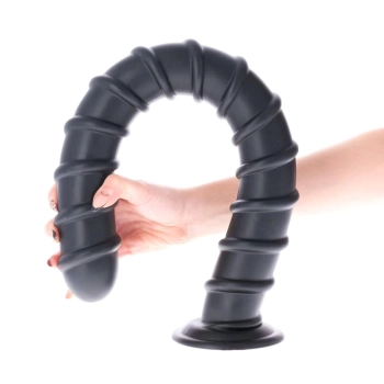 Korek analny spiralny Cabogirao Toyz4lovers czarny 58 cm