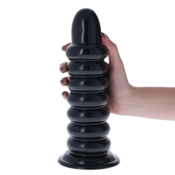 Korek analny Fitz Roy Toyz4lovers czarny PCV 26 cm