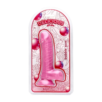 Dildo realistyczne o zapachu gumy balonowej Toyz4lovers 18 cm