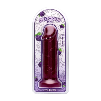 Dildo realistyczne Max Berries z zapachem jeżyny 25 cm