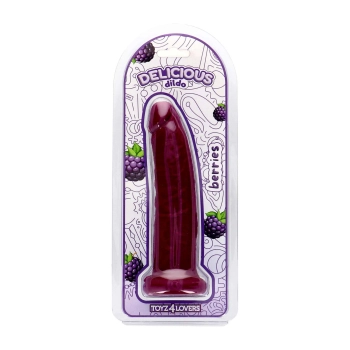 Dildo realistyczne Sam Berries jeżynowe Toyz4lovers 19,5 cm
