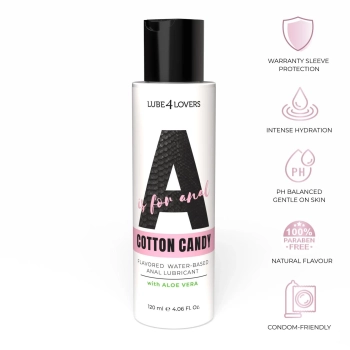 Wodny lubrykant analny waty cukrowej Lube4lovers 120 ml