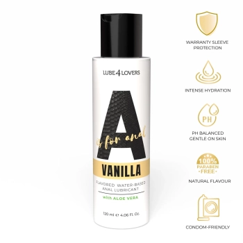 Lubrykant analny wodny waniliowy Lube4lovers 120 ml