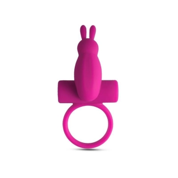 Pierścień wibrujący Toyz4lovers z króliczkiem różowy 10 cm