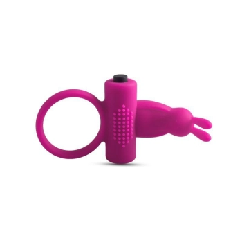Pierścień wibrujący Toyz4lovers z króliczkiem różowy 10 cm