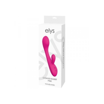 Wibrator-VIBRATORE RABBIT ELYS - CONVEX RABBIT PINK