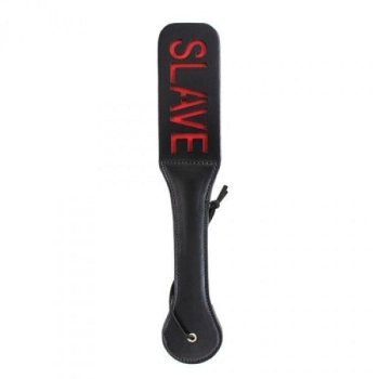 Packa Double Spank Paddle Slave Toyz4lovers skórzana czarna