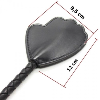 Pejcz skórzany Frustino Toyz4lovers w kształcie dłoni czarny
