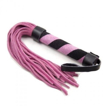 Pejcz ze skóry Line Whip Toyz4lovers różowy