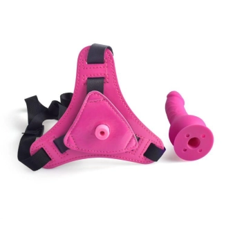Strap on regulowany Toyz4lovers różowy 14 cm