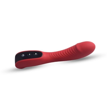 Wibrator punktu G Toyz4lovers silikonowy czerwony 18 cm