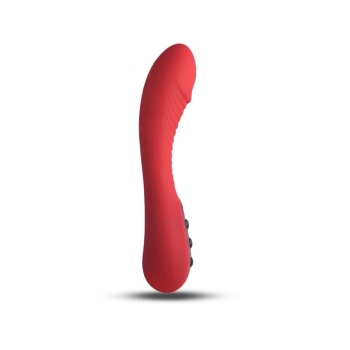Wibrator punktu G Toyz4lovers silikonowy czerwony 18 cm