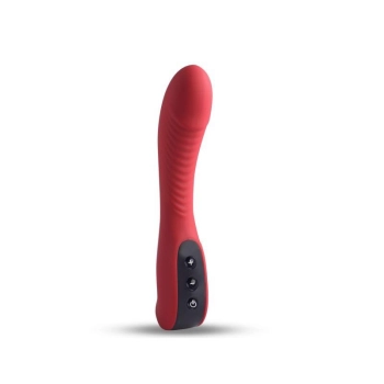 Wibrator punktu G Toyz4lovers silikonowy czerwony 18 cm