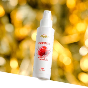 Żel intymny smakowy malinowy MyLove Taste Slide Sensitive 100 ml
