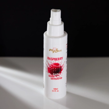 Żel intymny smakowy malinowy MyLove Taste Slide Sensitive 100 ml