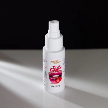 Spray do seksu oralnego MyLove truskawkowy 50 ml